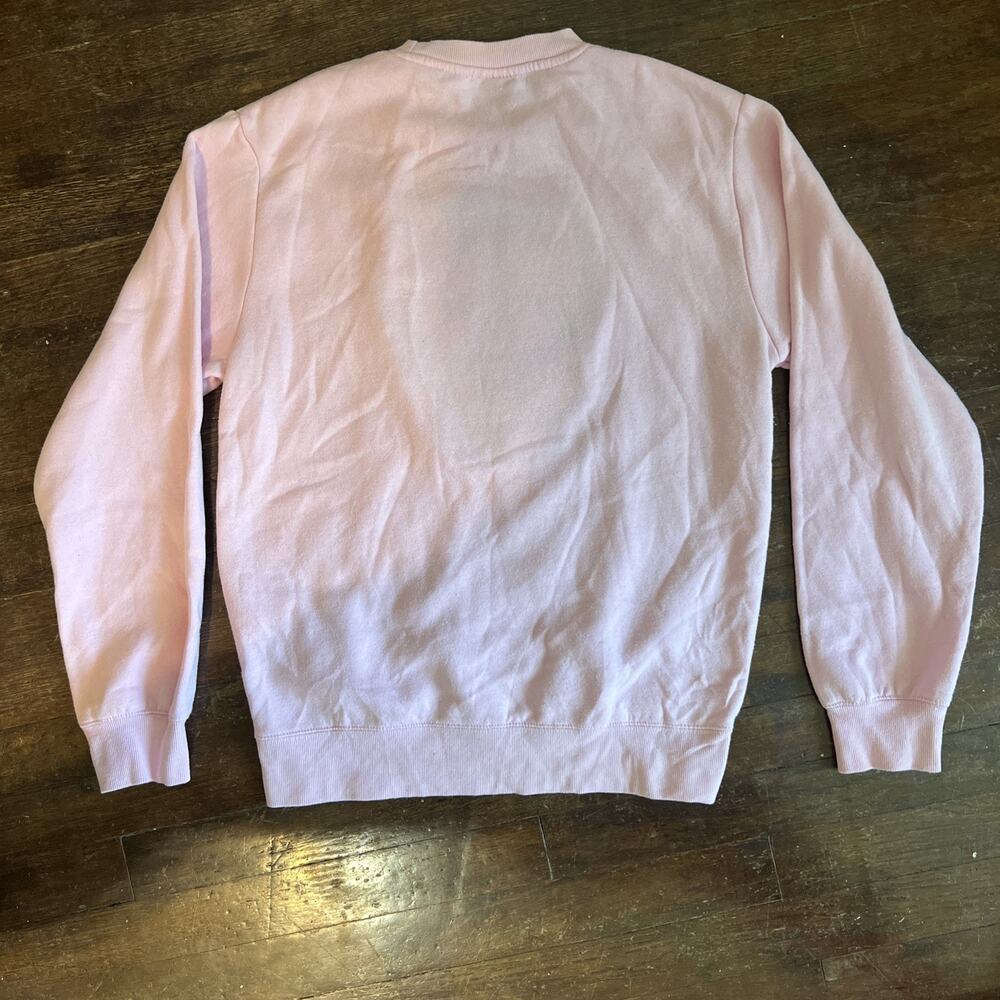 Hello Kitty Sanrio Pink Sweatshirt Oversized Fit Crew Neck Women Size Small - Picture 9 of 9